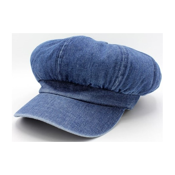 Casquette Gavroche Jansper jean Bleue Délavé - Traclet Casquette Gavroche Jansper jean Bleue Délavé - Traclet