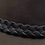 Garniture chapeau Cuir Marron - Jacaru