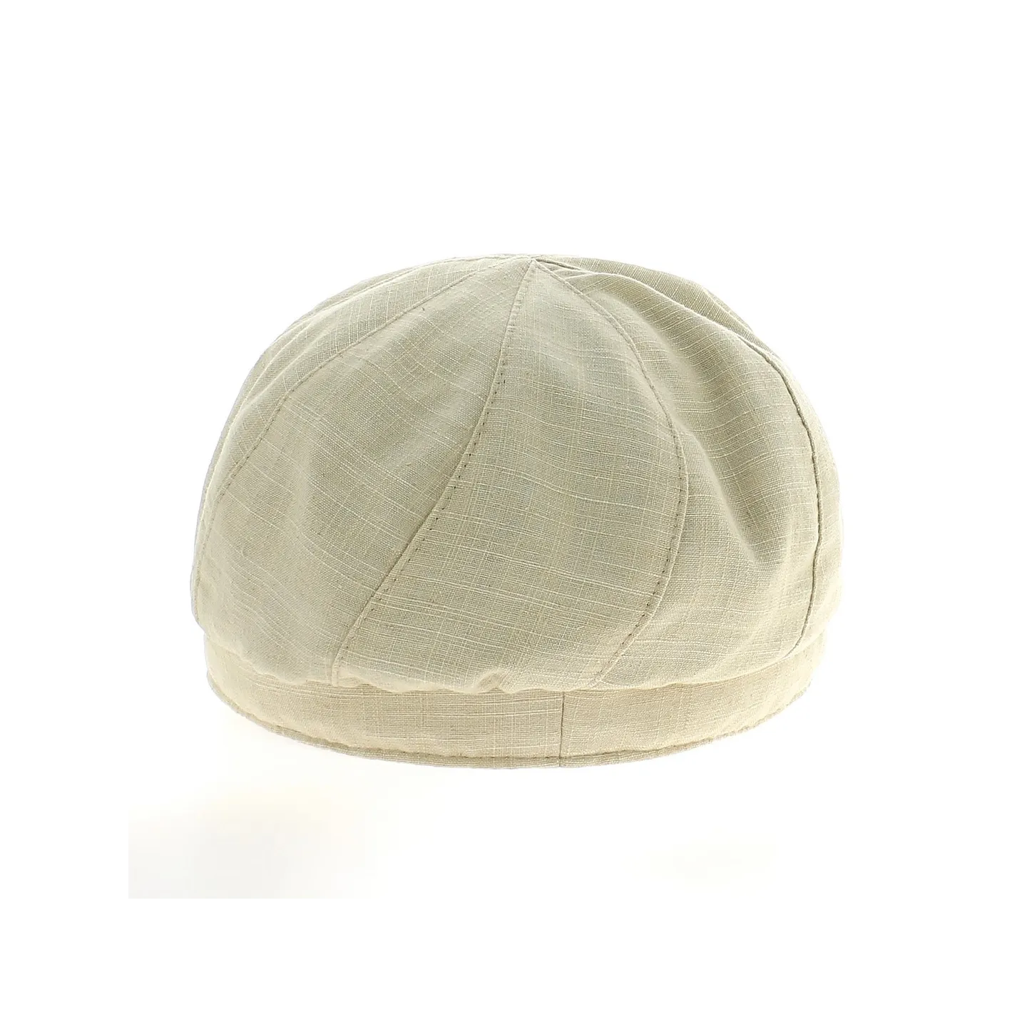 Hudson Beige Newsboy Cap