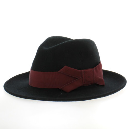 Ilayda Black Fedora Hat