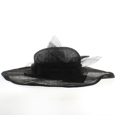 Black summer pinal hat