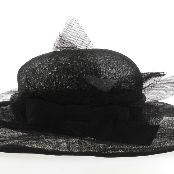 Black summer sisal hat Black summer sisal hat