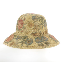 ESTIVO STAMPATO Raffia Hat