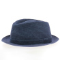 Blue Trilby Hat