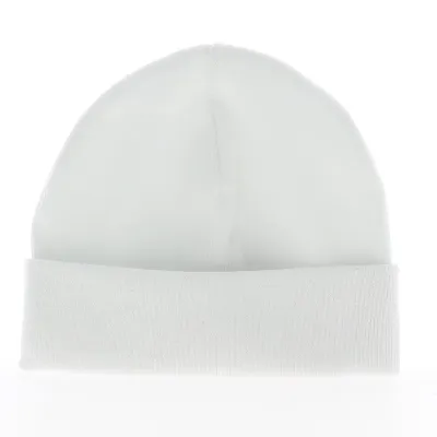 Bonnet Tinta Unita Blanc en Coton