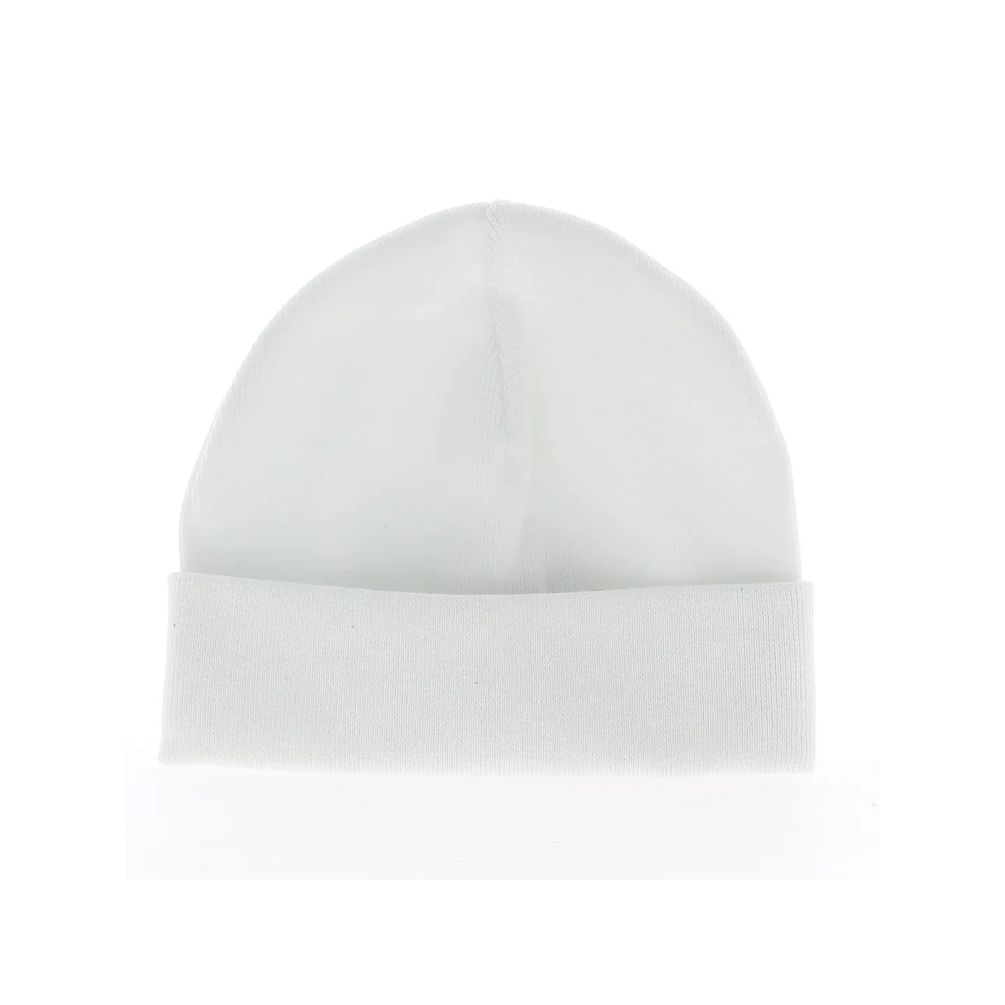 Bonnet Tinta Unita Blanc en Coton