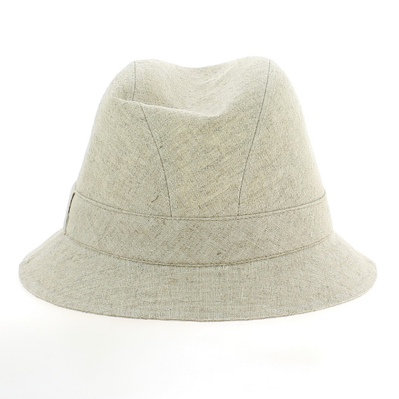 Chapeau Fedora Lin Naturel