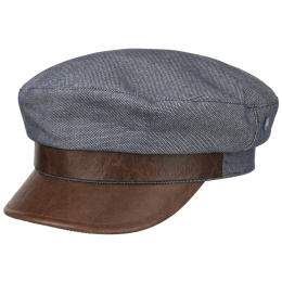 Peabody Cotton Sailor Cap Blue Denim - Hammaburg