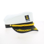 Marine Captain Cap Black and White