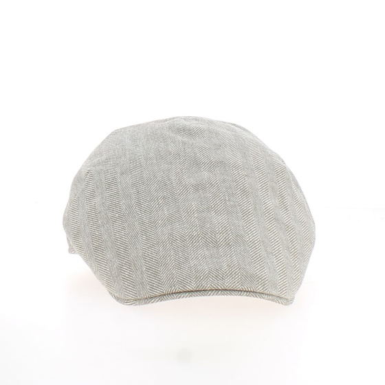 Casquette Plate Chevrons Gris