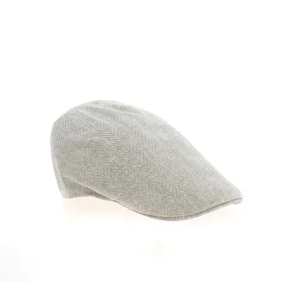 Casquette Plate Chevrons Gris