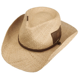 Stetson Mansfield Western Raffia Natural Straw Hat