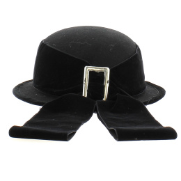 Chapeau en Velours Noir