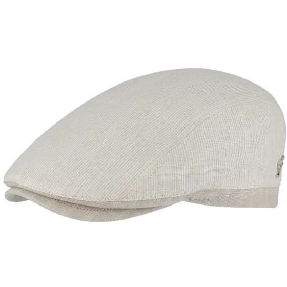 Mick Flat Cap Beige Linen UPF 40+ - Fléchet