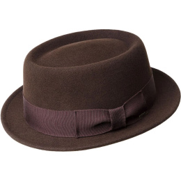 Brown Porkpie Darron Hat - Bailey