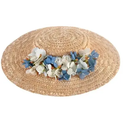 Chapeau petit Provençal Maya Paille Naturelle - Traclet