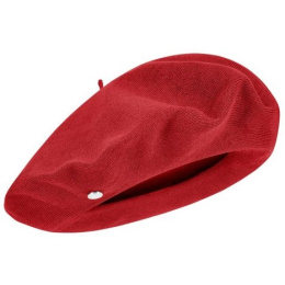 Authentic Summer Cotton Beret in Tile Red - Heritage by Laulhère