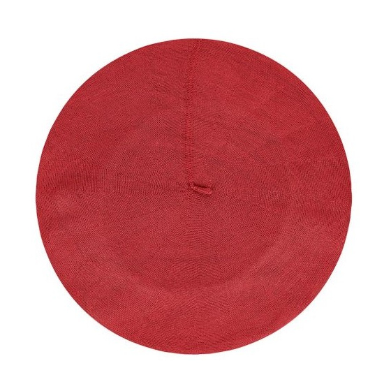 Authentic Summer Cotton Beret in Tile Red - Heritage by Laulhère
