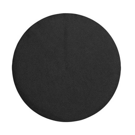 Black Cotton Feathers Beret - Heritage by Laulhere