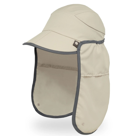 Casquette Sun Guide Cache-Nuque Beige UPF 50+ - Traclet Casquette Sun Guide Cache-Nuque Beige UPF 50+ - Traclet