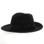 Chapeau Fedora Noir en Feutre Laine