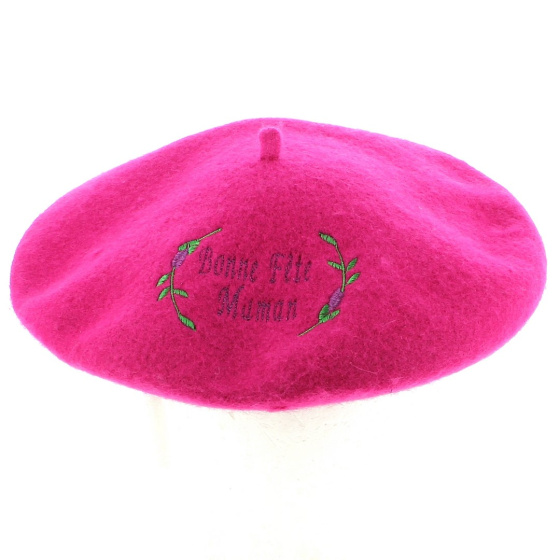 Béret Brodé Fête des Mères