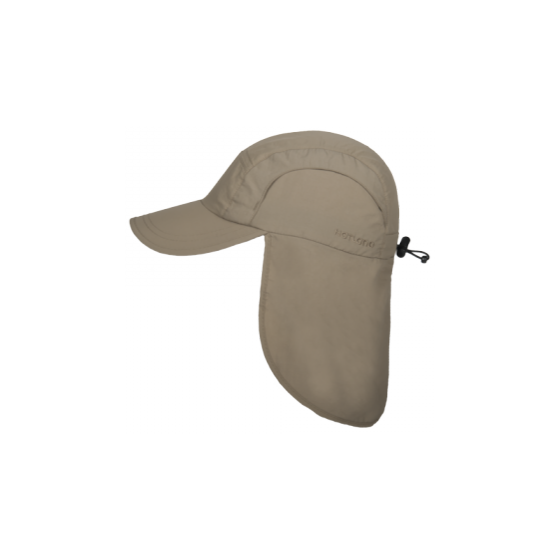 Malcolm Cooldown Neck Cover Cap Khaki - Hatland