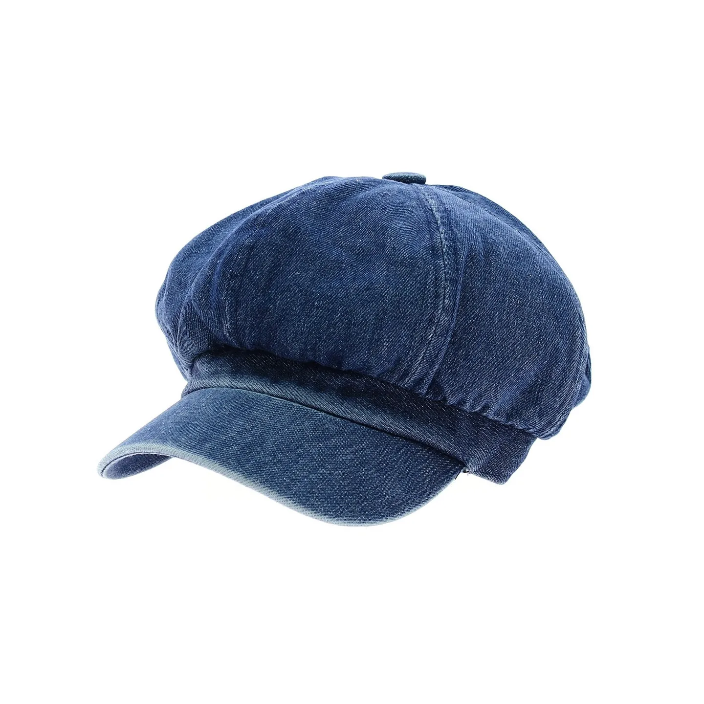Jansper Newsboy Cap Washed Blue Denim - Reference: 1757 | Traclet Hatters