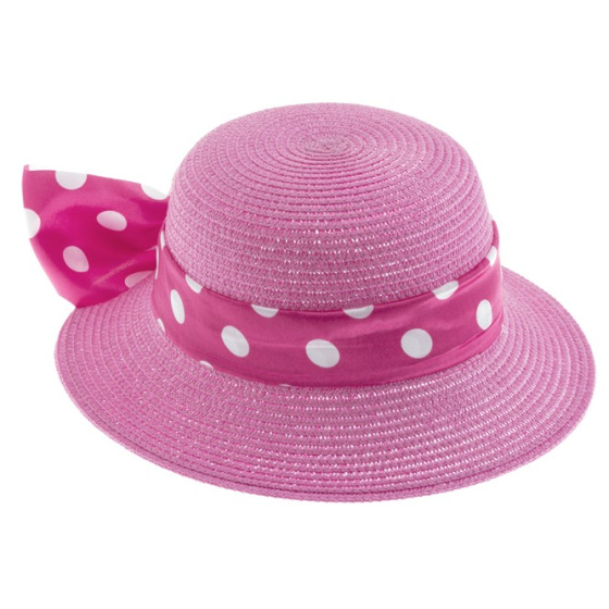 Children's Pink Turin Cloche Hat - Traclet