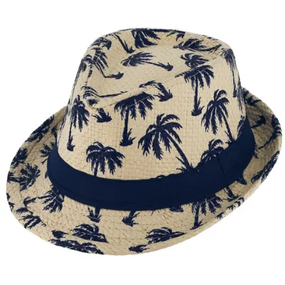 Chapeau Tribly Enfant Palmiers Papier Paille - Traclet