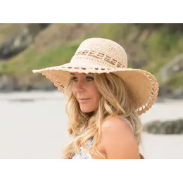 Natural Raffia Summer Wide Brim Hat - Conner Hats