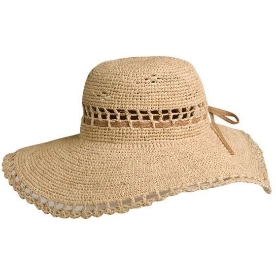 Natural Raffia Summer Wide Brim Hat - Conner Hats