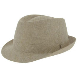 Fléchet Beige Linen Trilby Hat Ctane UPF 40+