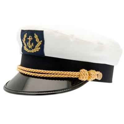 White Olonne Captain's Cap - Traclet   Reference: 220447| Traclet Hat Shop