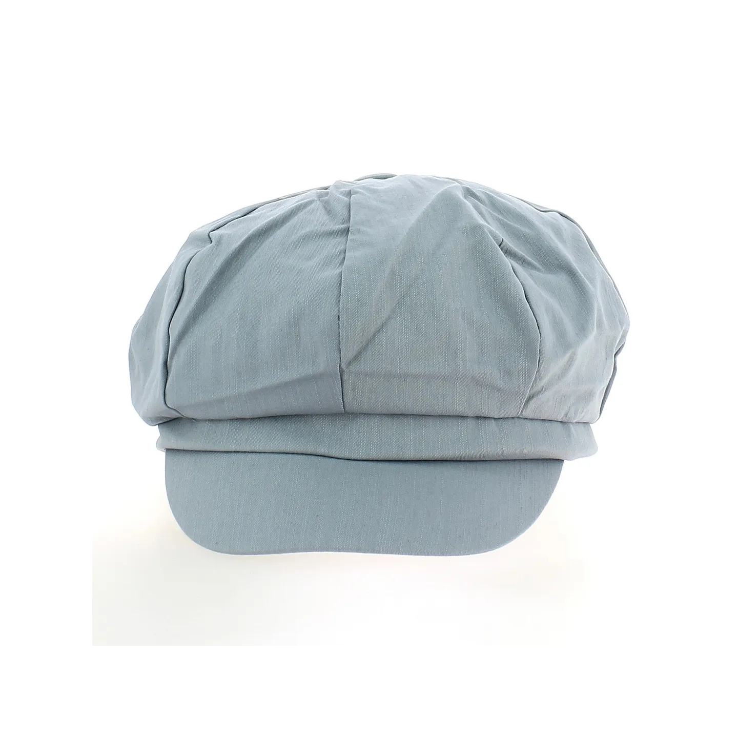 Light Blue Cotton Newsboy Cap