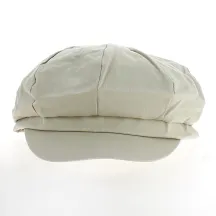 Casquette Gavroche Coton Beige