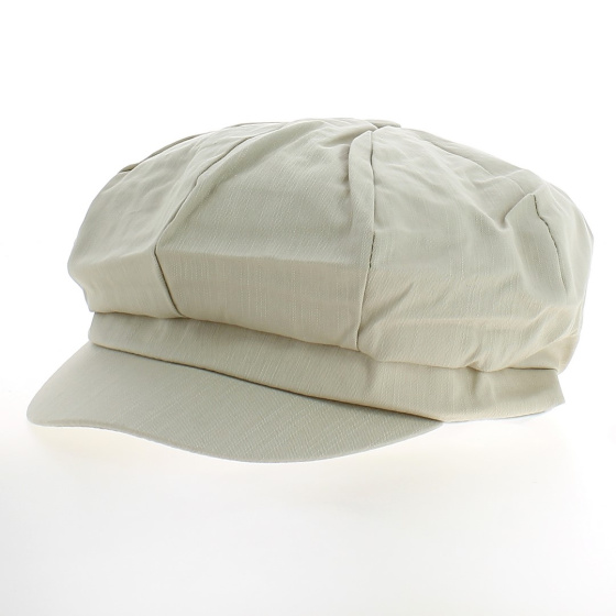 Casquette Gavroche Coton Beige