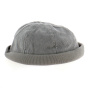 Bonnet Coton Doublé Gris