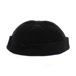 Bonnet Coton Doublé Noir