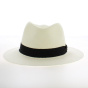 Chapeau Panama Blanc en Paille Naturelle