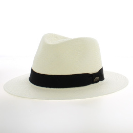 Chapeau Panama Blanc en Paille Naturelle
