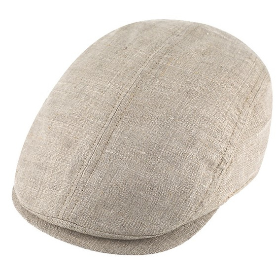 Casquette Plate Prato Lin Naturel - Traclet