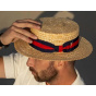 Flechet Bruges Straw Boater Hat