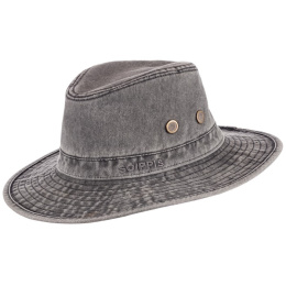 Chapeau Safari Sonora Coton Noir - Scippis - Traclet