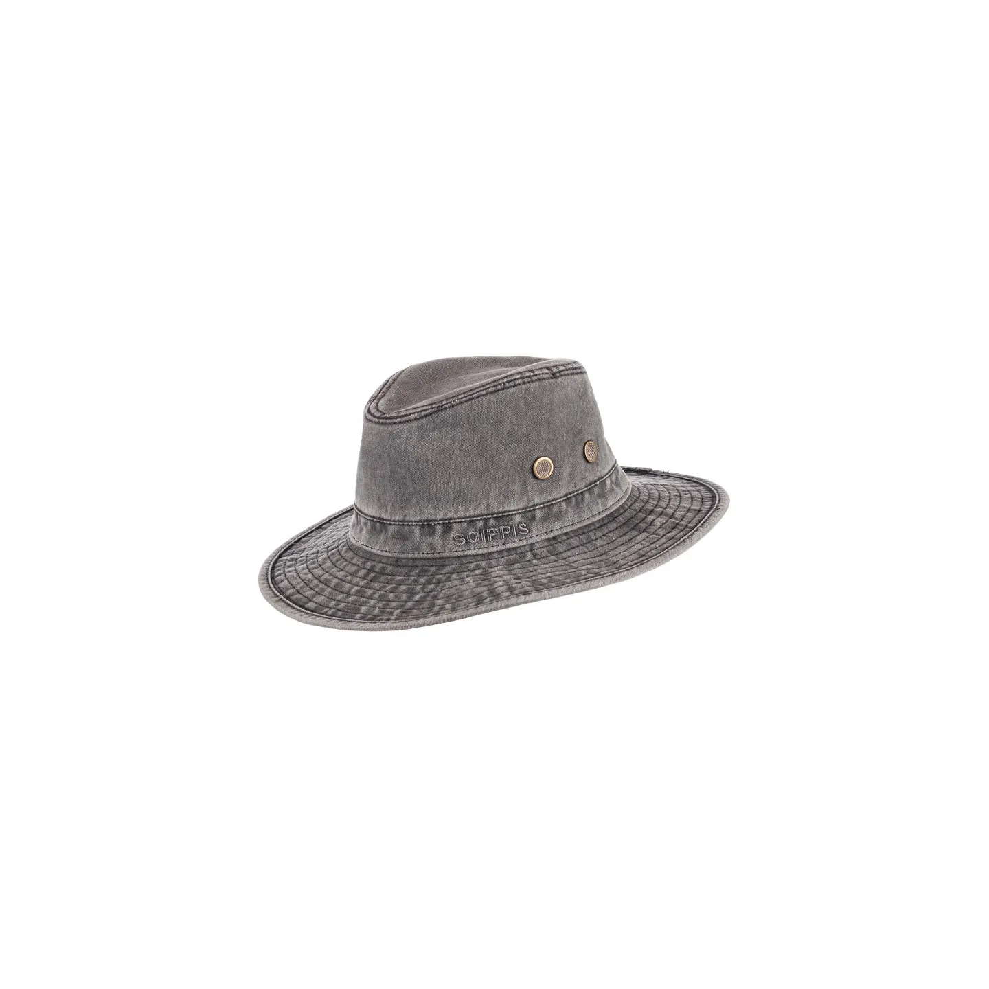Chapeau Safari Sonora Coton Noir - Scippis - Traclet