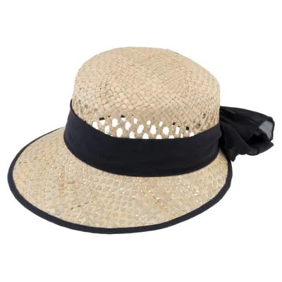Casquette Catane Grande Visière  Paille - Traclet