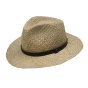 Chapeau Fédora Trento Paille Naturelle- Traclet