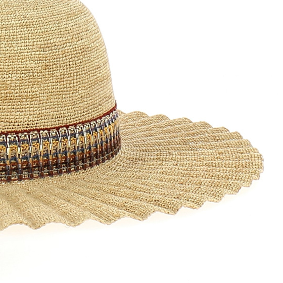 Corinna Fine Raffia Sun Hat - Traclet
