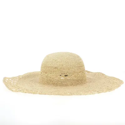 Capeline Fabiola Raphia Crochet - Traclet