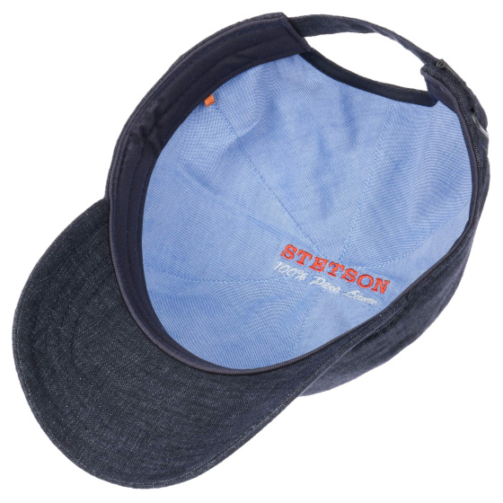 Casquette Baseball Fountain Lin Gris Foncé - Stetson